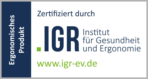 IGR Zertifikat – Ergonomisches Produkt, Institut für Gesundheit und Ergonomie