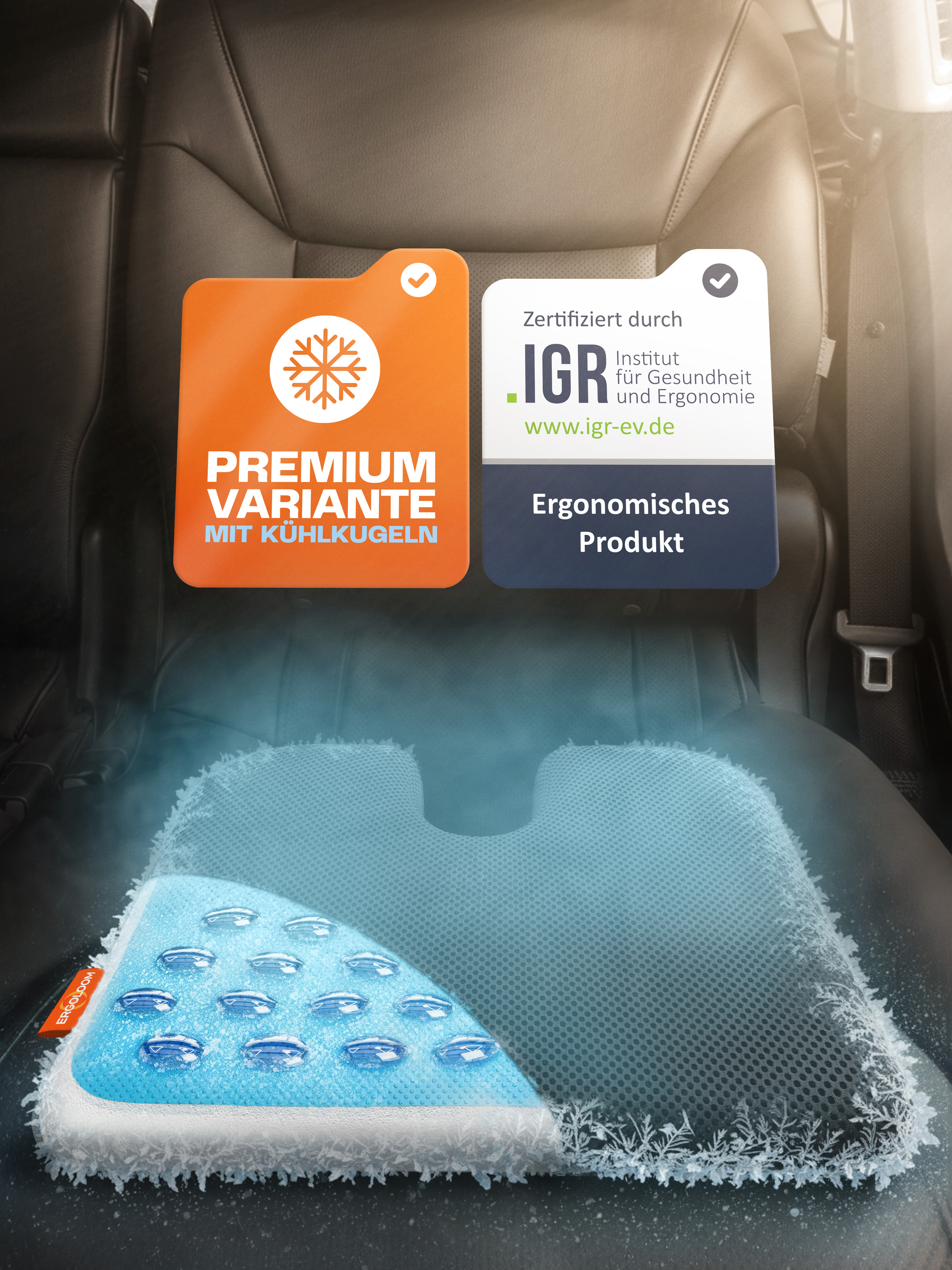 Auto Keilkissen Cooling